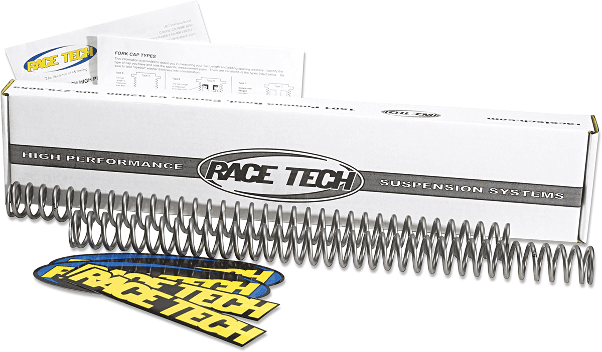 RACE TECH 0405-0489 Fork Springs - 0.85 kg/mm - Harley-Davidson/Honda/Kawasaki