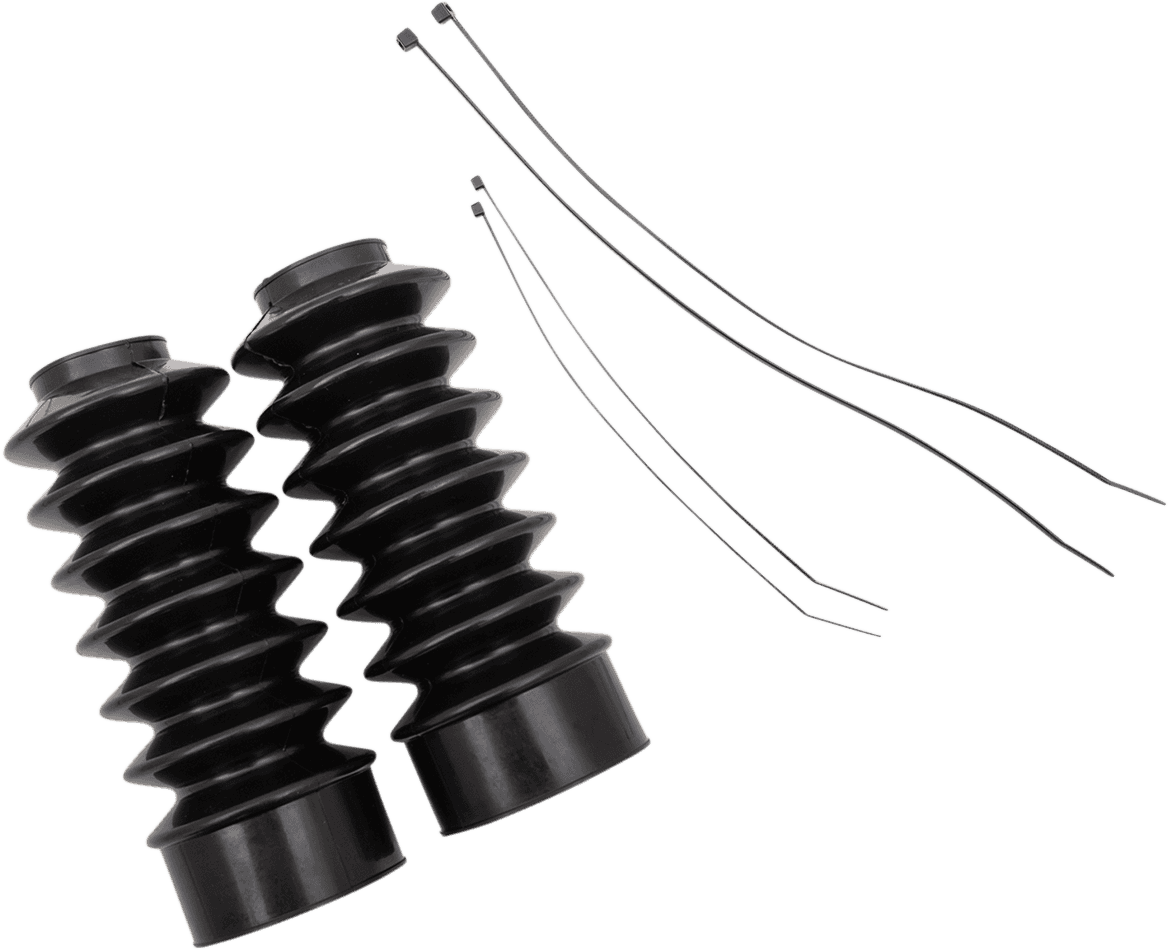 DRAG SPECIALTIES 0406-0095 Fork Boots - 39 mm - 7" L