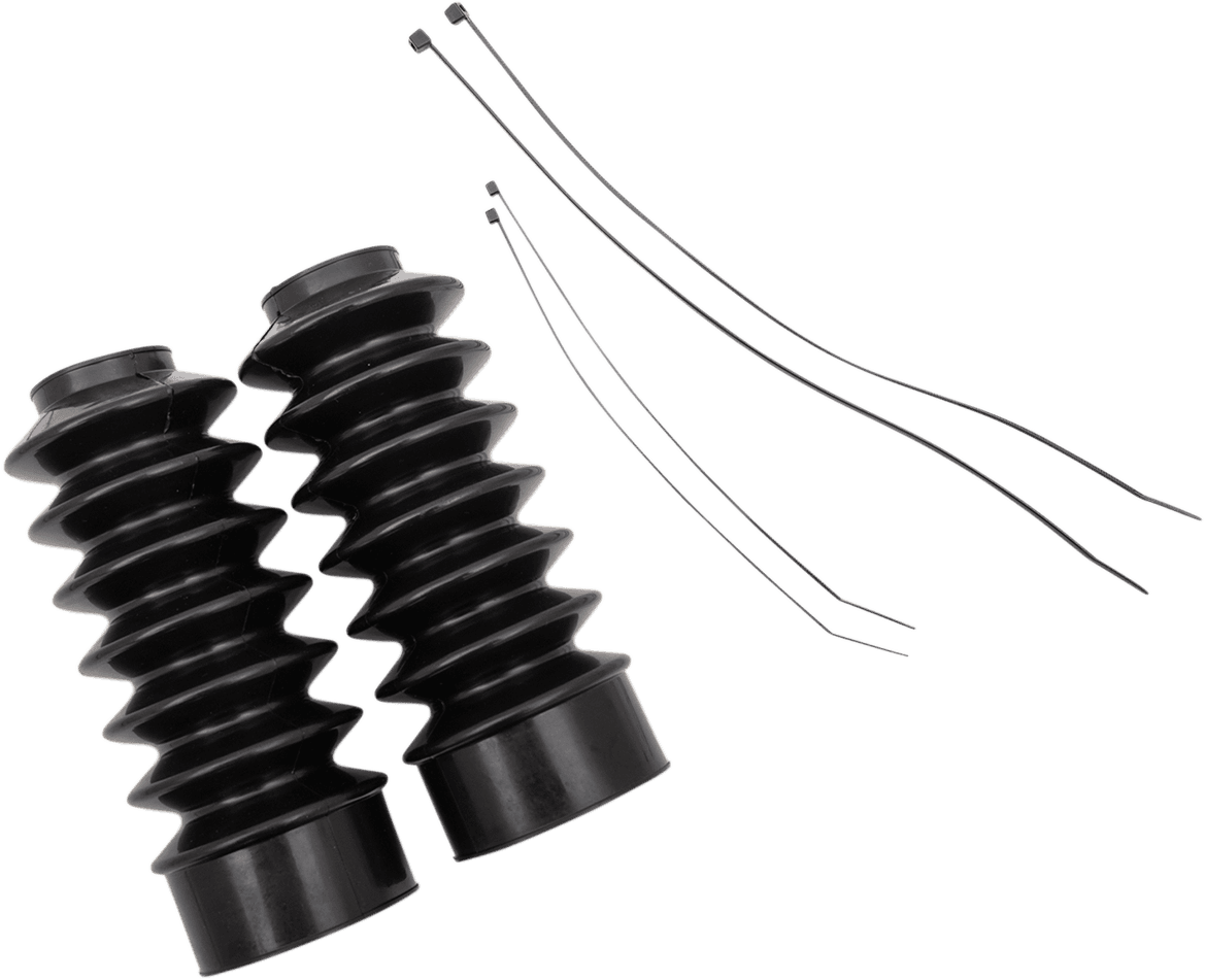 DRAG SPECIALTIES 0406-0095 Fork Boots - 39 mm - 7" L
