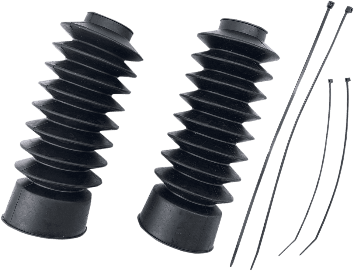 DRAG SPECIALTIES 0406-0097 Fork Boots - 41 mm - 9" L