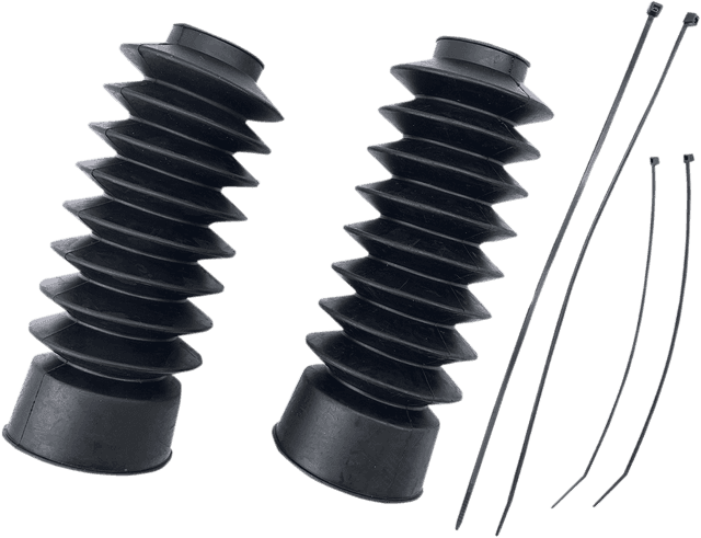 DRAG SPECIALTIES 0406-0097 Fork Boots - 41 mm - 9" L