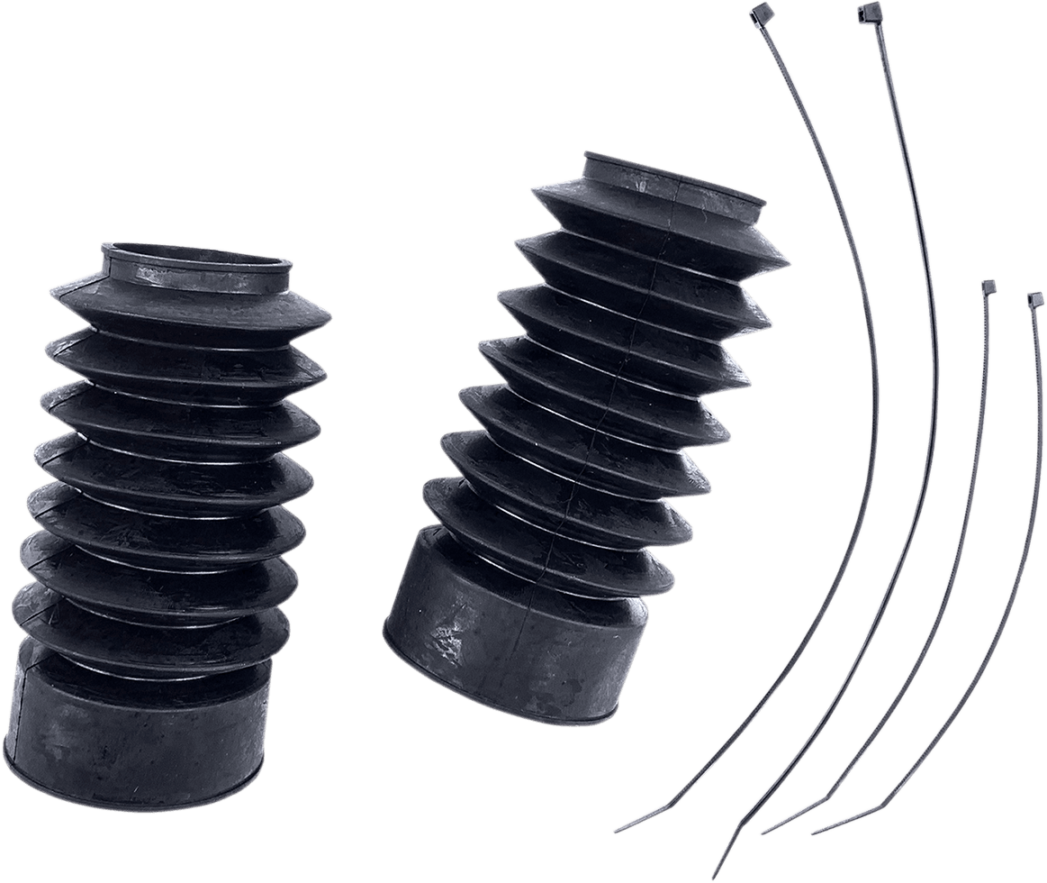 DRAG SPECIALTIES 0406-0098 Fork Boots - 49 mm - 7" L