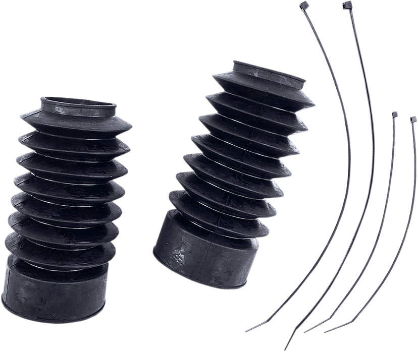 DRAG SPECIALTIES 0406-0098 Fork Boots - 49 mm - 7" L