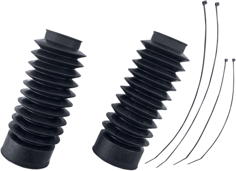 DRAG SPECIALTIES 0406-0099 Fork Boots - 49 mm - 9" L