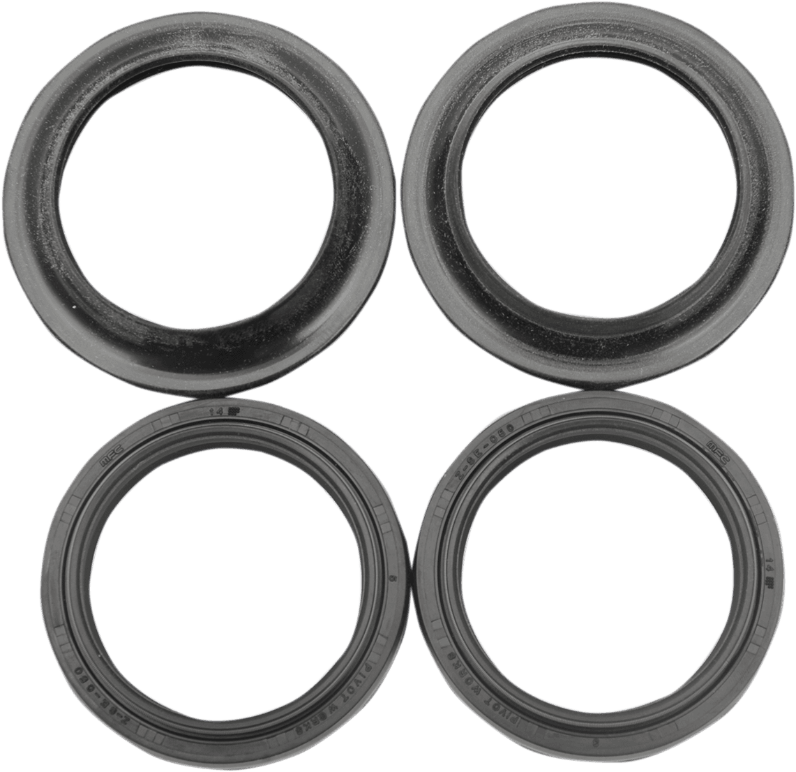 PIVOT WORKS 0407-0369 Fork Seal Kit - 40/42 mm ID x 53/57 mm OD