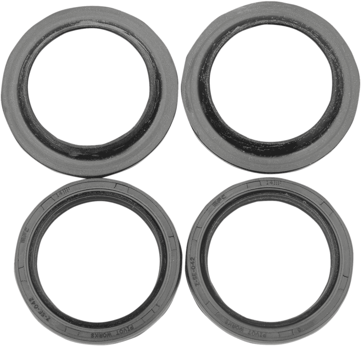 PIVOT WORKS 0407-0373 Fork Seal Kit - 38 mm ID x 51/55 mm OD