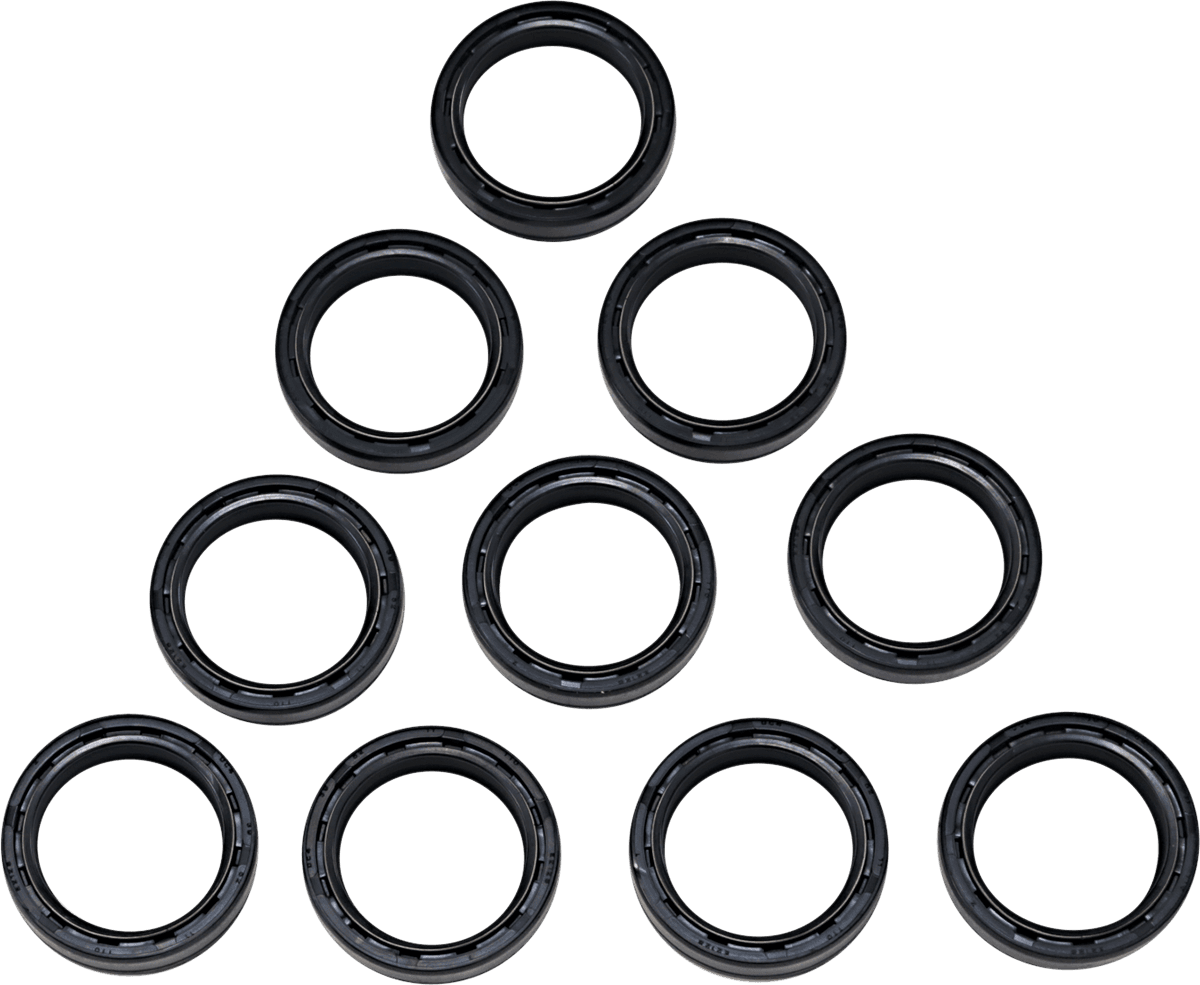 DRAG SPECIALTIES 0407-0667 Fork Oil Seals - 39 mm - Showa Forks - 10-Pack