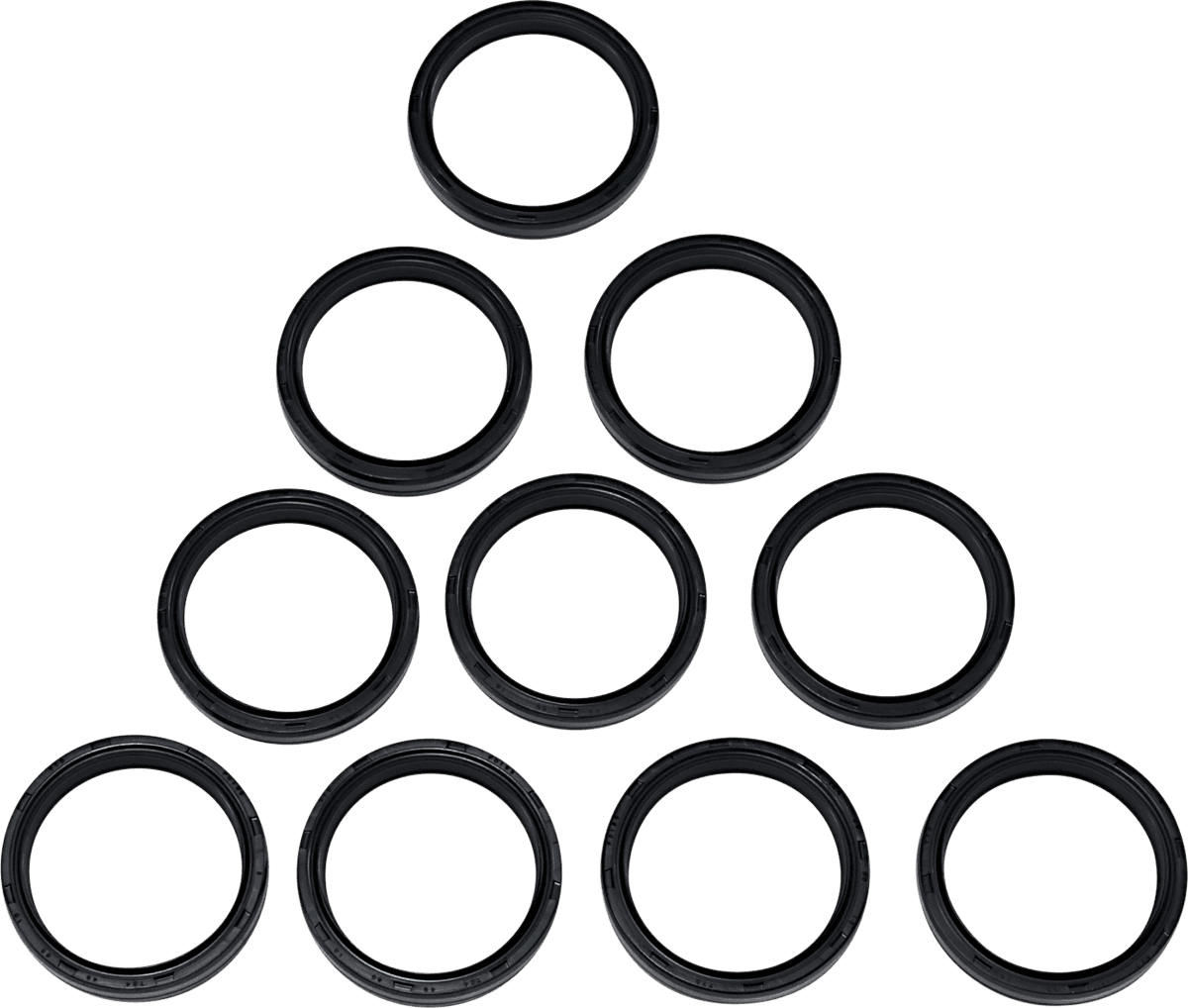 DRAG SPECIALTIES 0407-0669 Fork Seals - 49 mm - 10-Pack
