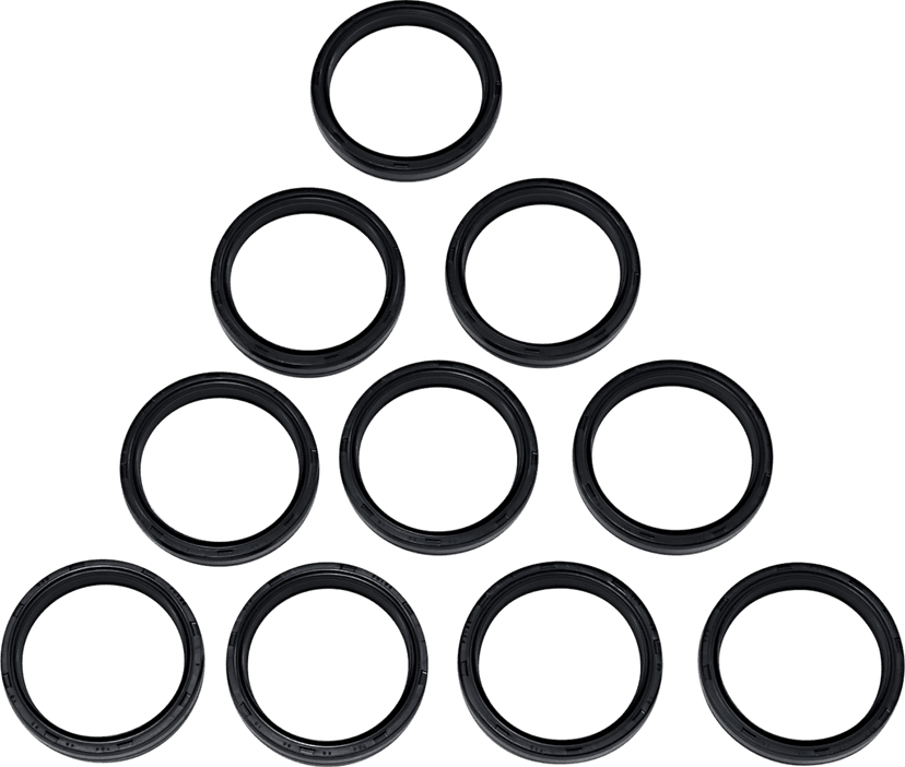 DRAG SPECIALTIES 0407-0669 Fork Seals - 49 mm - 10-Pack