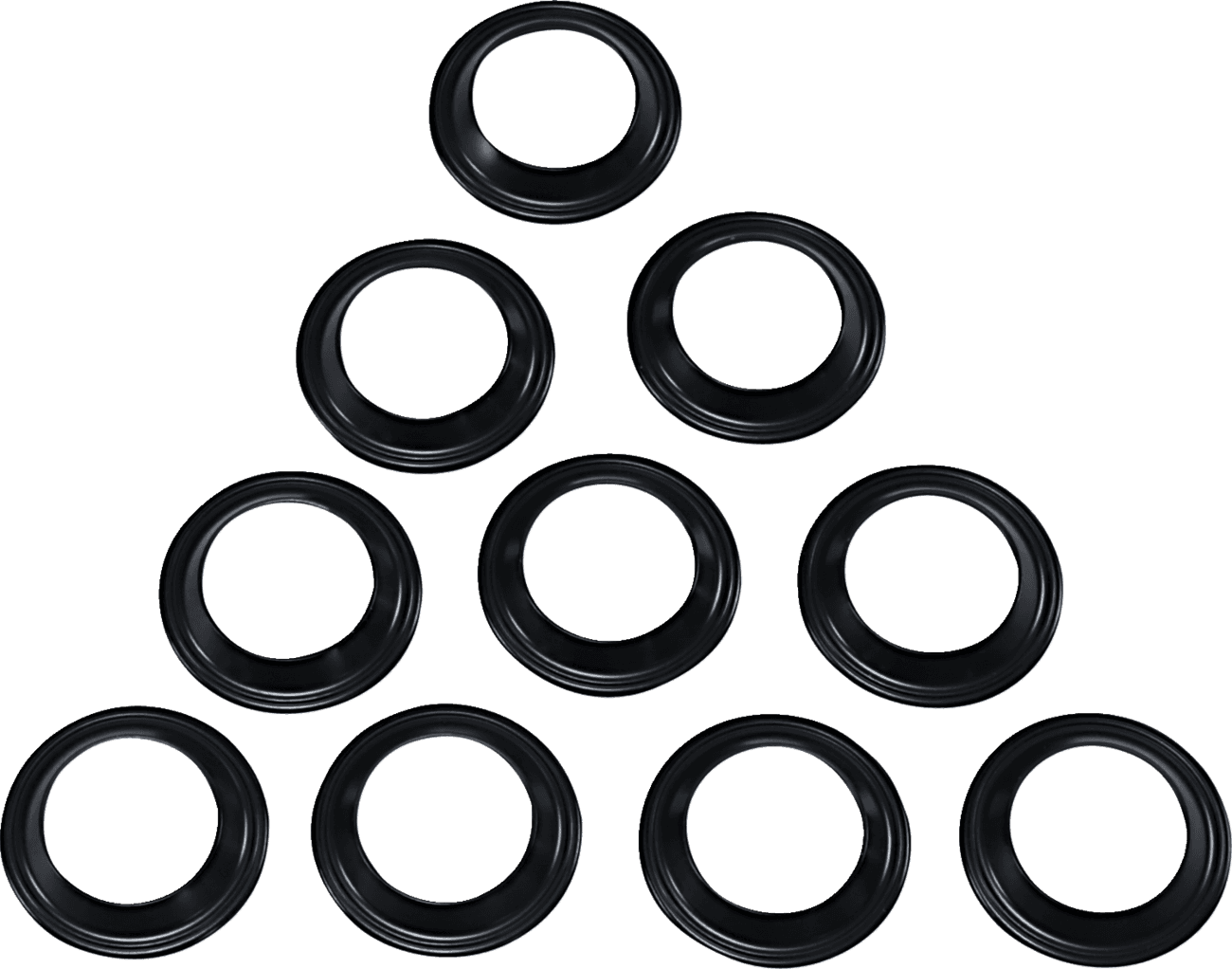 DRAG SPECIALTIES 0407-0671 Fork Wiper Seals - 39 mm - Showa Forks - 10-Pack
