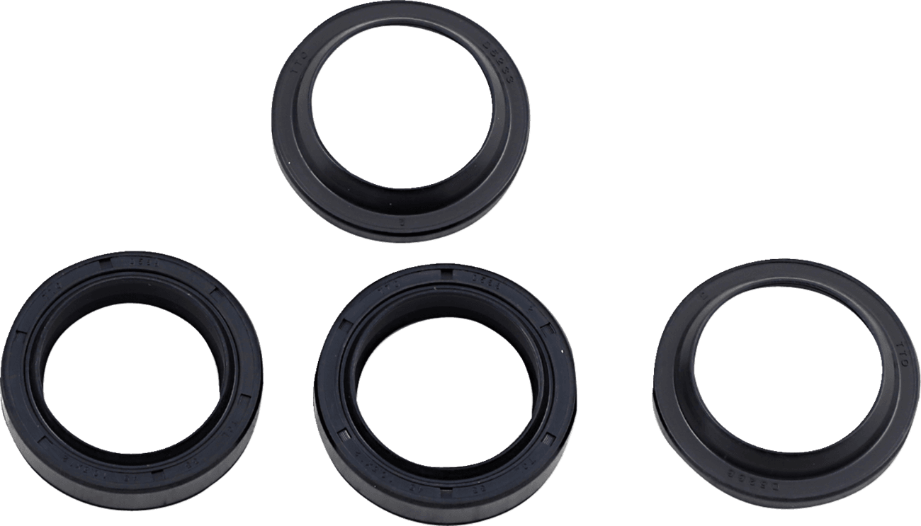 DRAG SPECIALTIES 0407-0673 Fork Seal/Dust Wiper Kit - 35 mm
