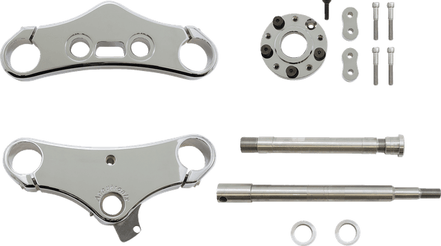 ACCUTRONIX 0408-0269 Triple Tree - 49 mm - Chrome - 5° Rake