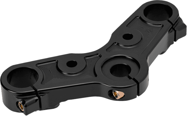 JOKER MACHINE 0408-0318 Upper Triple Tree - Black Anodized - '10-'15 XL 1200X — image 1 of 4