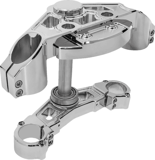 ARLEN NESS 0408-0443 Triple Tree - Chrome - + 2" — image 2 of 2