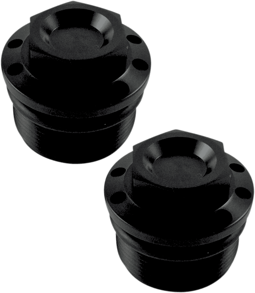 JOKER MACHINE 0409-0013 Fork Tube Caps - 39 mm - Black — image 1 of 2