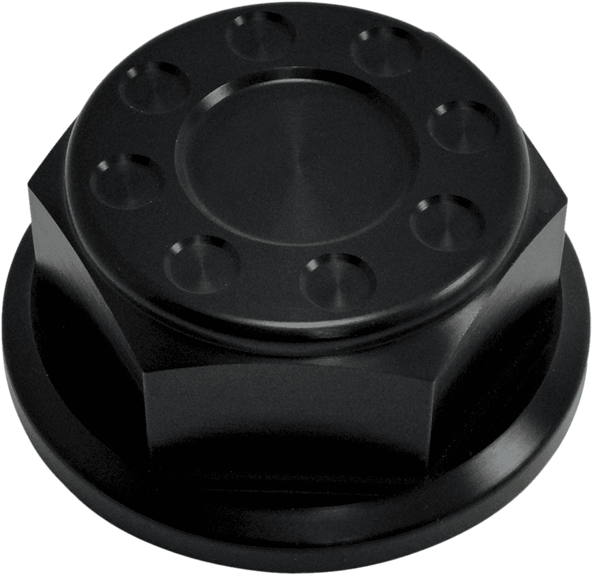 JOKER MACHINE 0410-0176 Steering Stem Nut - Black Anodized