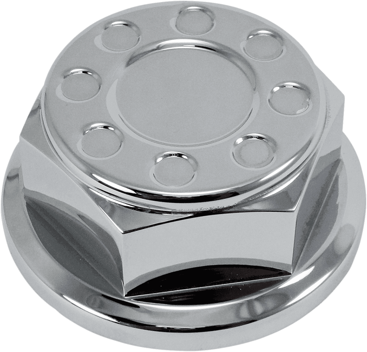 JOKER MACHINE 0410-0177 Steering Stem Nut - Chrome-Plated