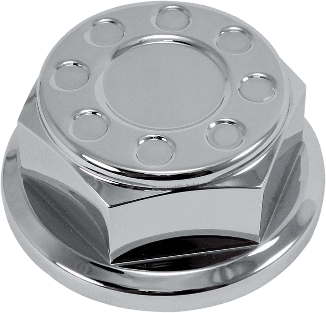 JOKER MACHINE 0410-0177 Steering Stem Nut - Chrome-Plated