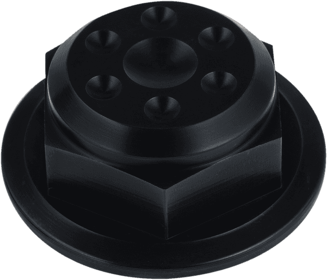 JOKER MACHINE 0410-0296 Steering Stem Nut - Black Anodized