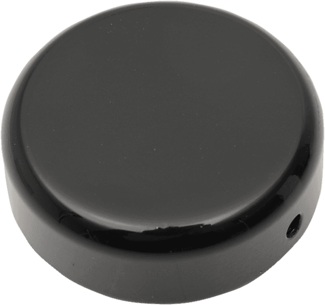 DRAG SPECIALTIES 0410-0299 Steering Stem Bolt Cover - 39 mm - Gloss Black - '99-'17 FXD | '87-'09 XL