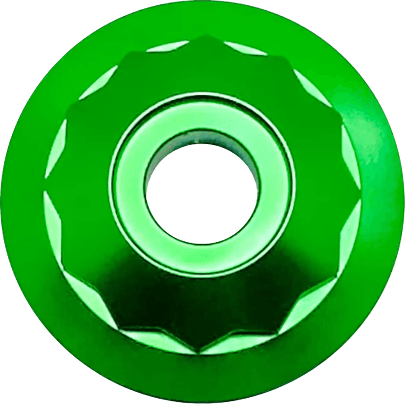 PAUL YAFFE BAGGER NATION 04100488 Steering Stem Nut - Green — image 1 of 3