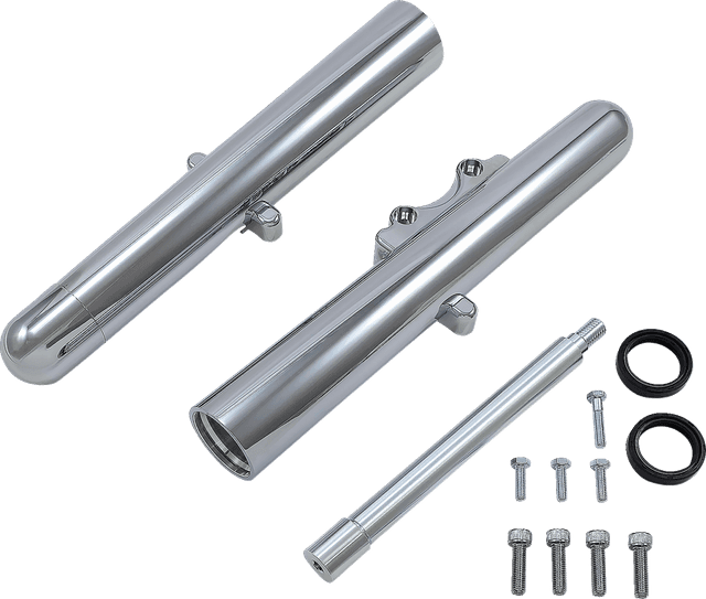 ARLEN NESS 0411-0019 Fork Legs - Chrome - Hot Legs - Custom Single Disc - Smooth - '08-'13 — image 1 of 2