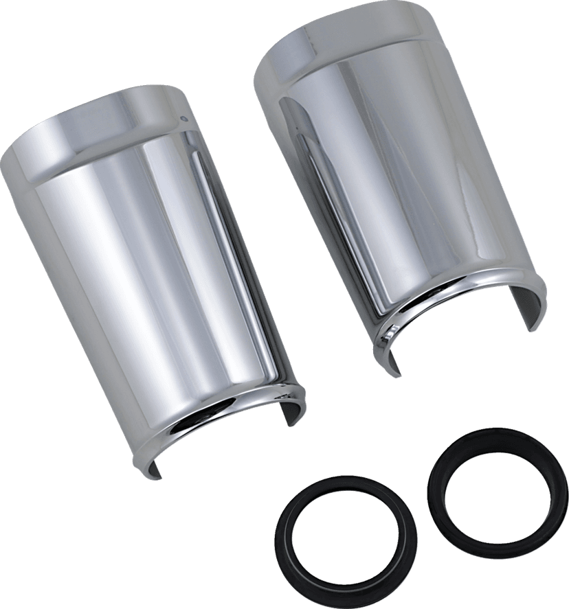 ARLEN NESS 0411-0172 Fat Tire Fork Boot Cover - Chrome - Smooth — image 2 of 2