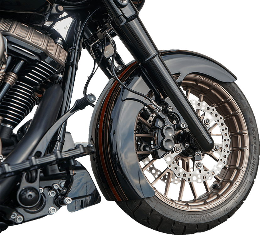 ARLEN NESS 0411-0173 Fat Tire Fork Boot Cover - Black Anodized - Smooth — image 3 of 3