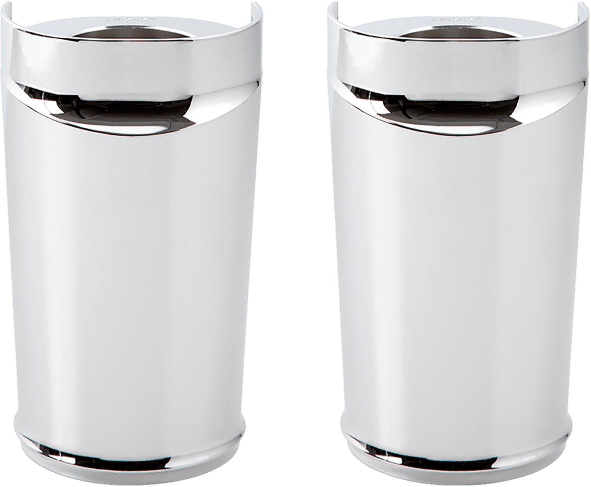ARLEN NESS 0411-0179 Fork Boot Cover - Chrome - Smooth