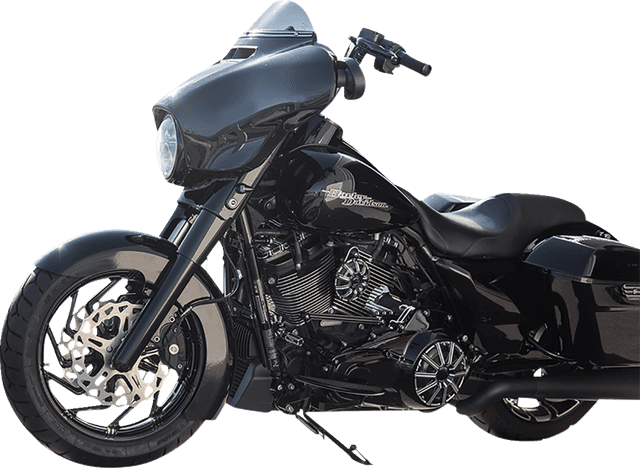 ARLEN NESS 0411-0190 Fork Boot Cover - Gloss Black Powdercoat - Smooth — image 2 of 2