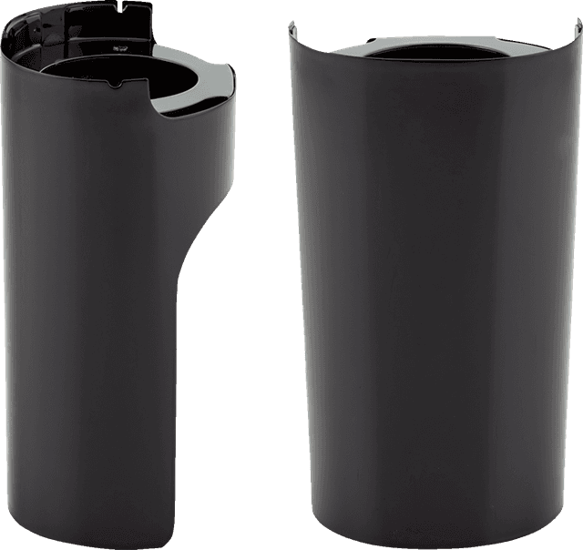 ARLEN NESS 0411-0190 Fork Boot Cover - Gloss Black Powdercoat - Smooth — image 1 of 2