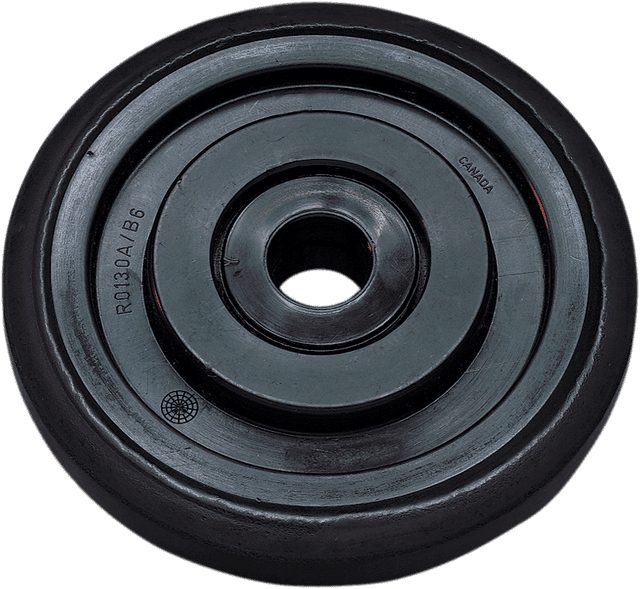 PARTS UNLIMITED 04-116-207 Idler Wheel - 5.125" OD x 1.00" ID - Black - Standard