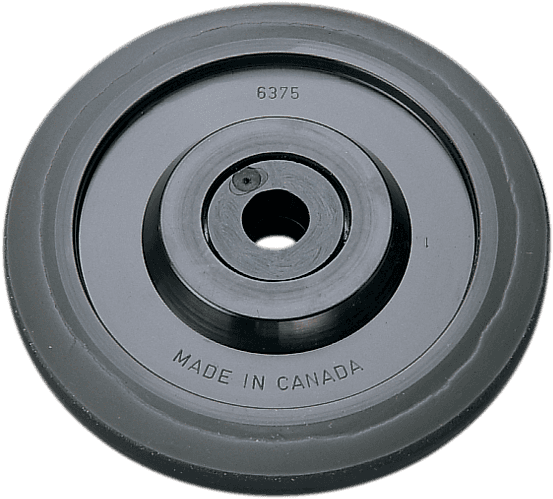 PARTS UNLIMITED 04-11677 Idler Wheel - 6.375" OD x 0.75" ID - Black - Standard/Group 3/6/7/10