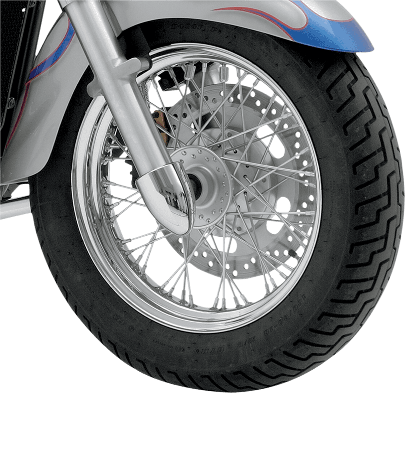 BARON 0412-0162 Fork Bullets/Axle Nut Covers - Chrome — image 2 of 2