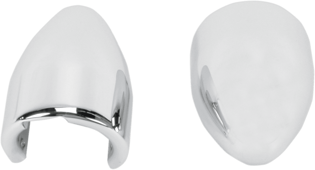 BARON 0412-0173 Fork Bullets/Axle Nut Covers - Chrome