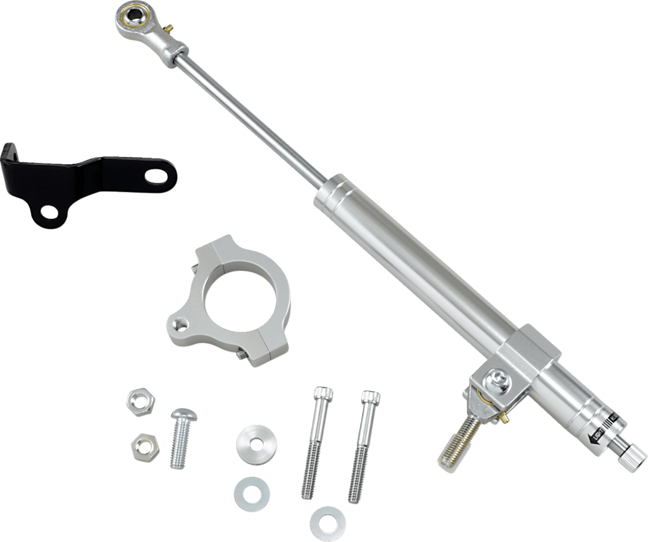 DRAG SPECIALTIES 0414-0410 Steering Damper - Chrome - '04-'06 XL