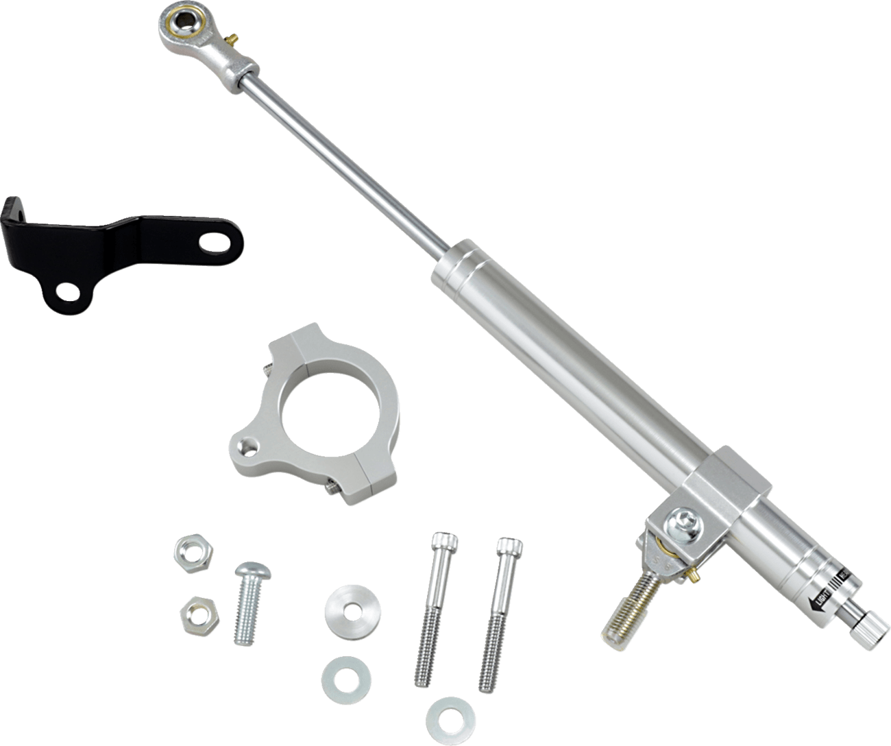 DRAG SPECIALTIES 0414-0410 Steering Damper - Chrome - '04-'06 XL