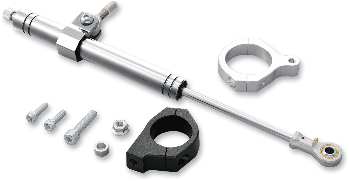 DRAG SPECIALTIES 0414-0527 Steering Damper - Chrome - '06-'17 FXD