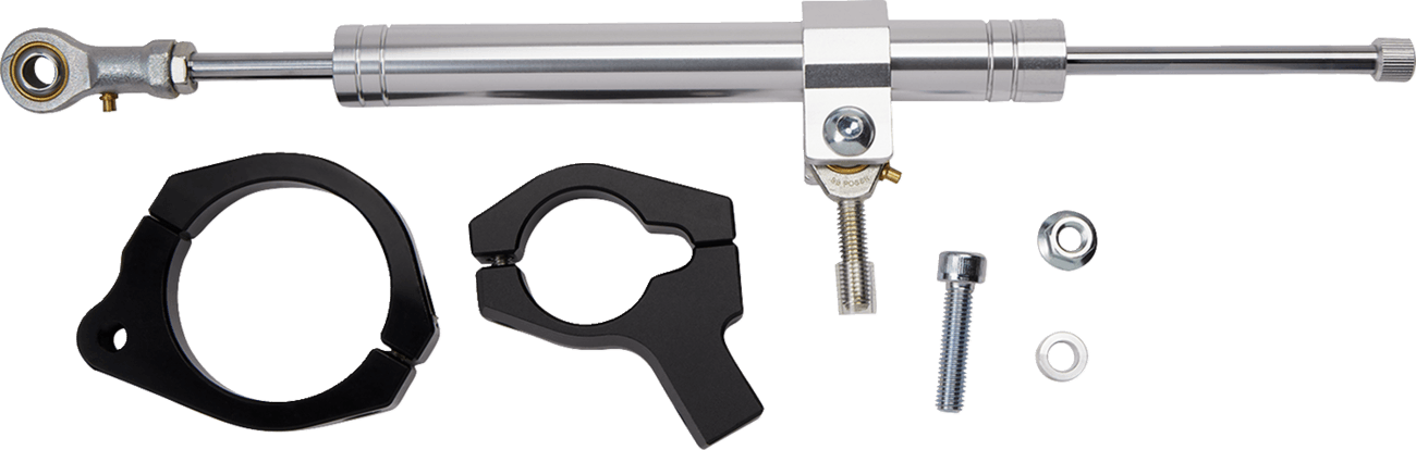 DRAG SPECIALTIES 0414-0734 Steering Damper - Chrome - '20-'26 FXLRS