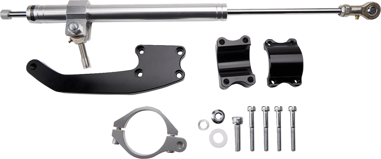 DRAG SPECIALTIES 0414-0736 Steering Damper - Chrome - '23 FLTRX