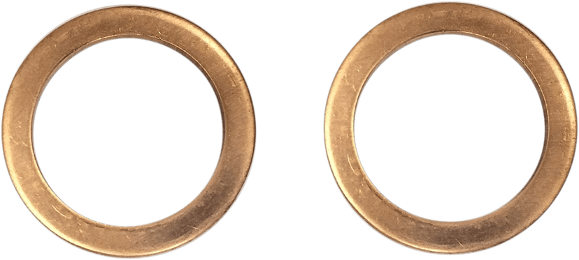 DRAG SPECIALTIES 0419-0002 Replacement Fork Damper Tube Mount Washers - 14 mm