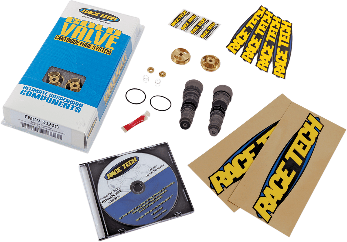 RACE TECH 0450-0041 Fork Kit - 28 mm - Gold Valve - Type 2