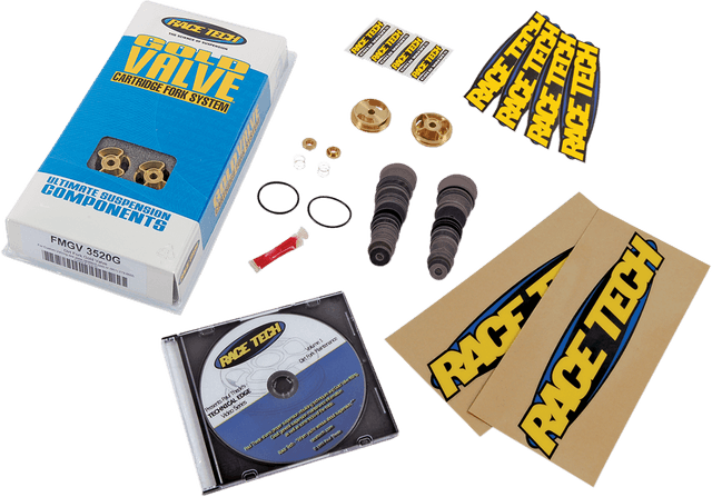 RACE TECH 0450-0041 Fork Kit - 28 mm - Gold Valve - Type 2