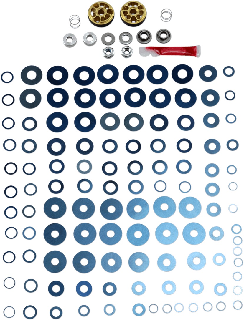 RACE TECH 0450-0197 Rebound Gold Valve Fork Kit - 24X6