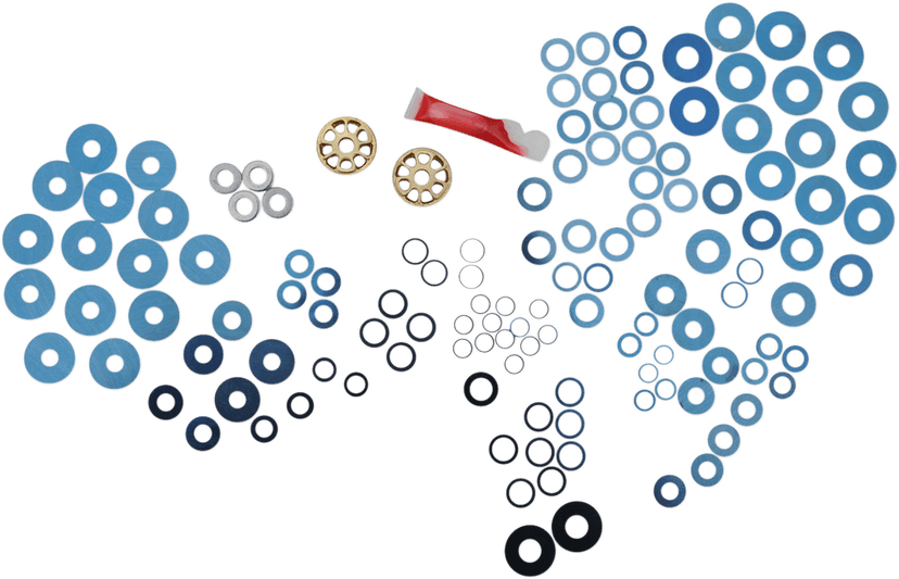RACE TECH 0450-0199 Rebound Gold Valve Fork Kit - 48 mm — image 1 of 2