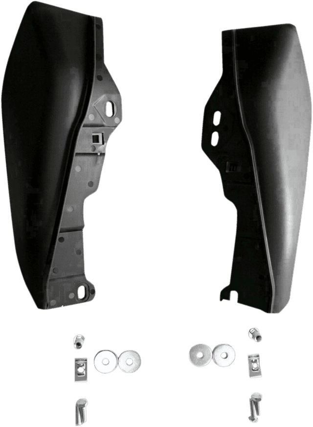 DRAG SPECIALTIES 0504-0322 Air Deflector - Frame Mounted - HD Touring/Trike — image 2 of 2