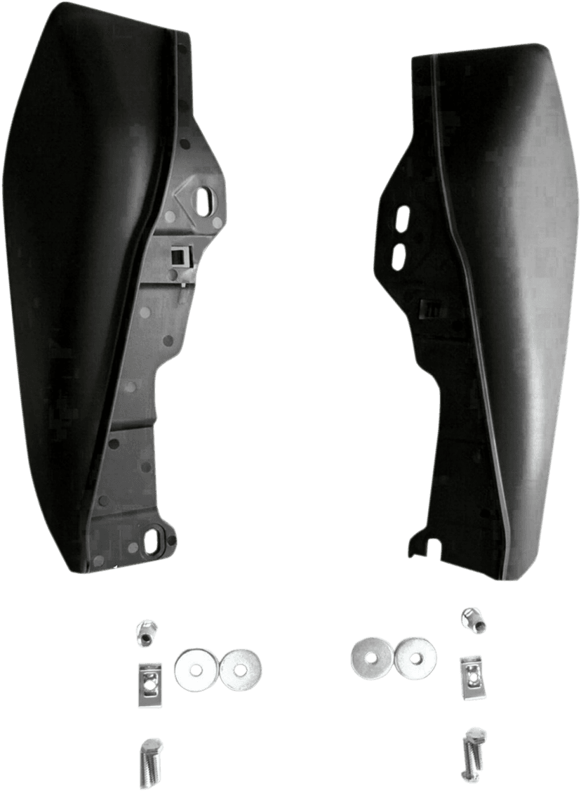 DRAG SPECIALTIES 0504-0322 Air Deflector - Frame Mounted - HD Touring/Trike — image 2 of 2