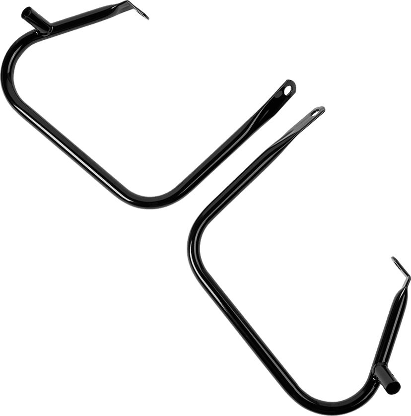 DRAG SPECIALTIES 0505-1562 Saddlebag Guards - Black — image 1 of 2