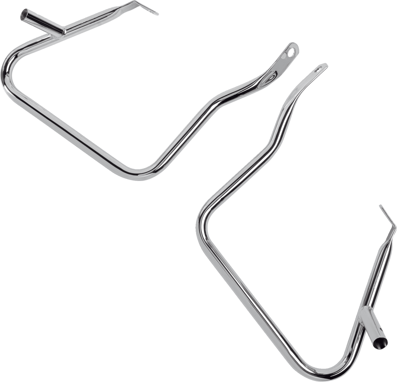 DRAG SPECIALTIES 0505-1567 Saddlebag Guards - Chrome