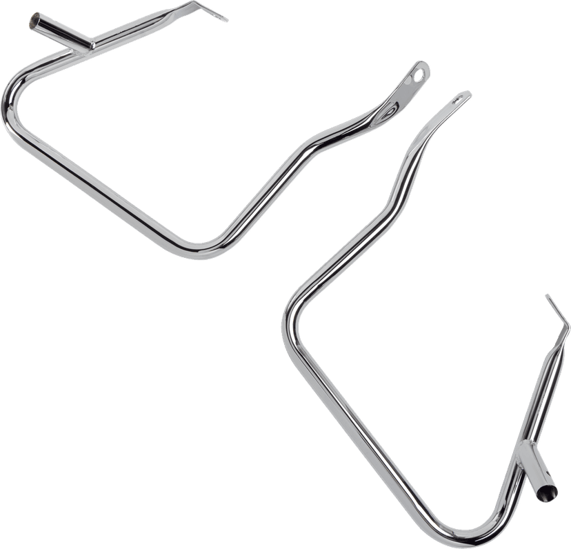 DRAG SPECIALTIES 0505-1567 Saddlebag Guards - Chrome — image 1 of 2